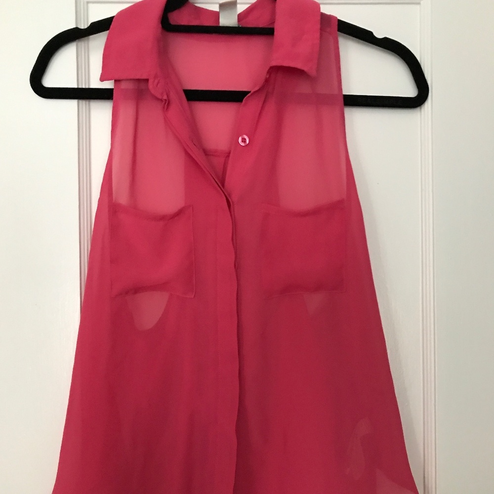Sheer Pink Tank